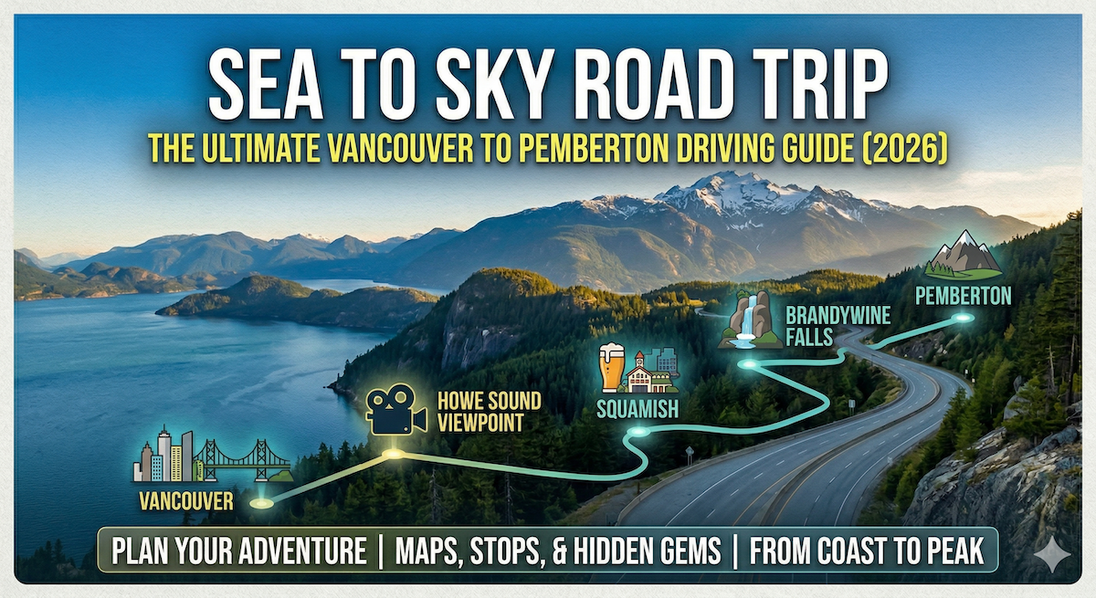 Sea to Sky Road Trip: The Ultimate Vancouver to Pemberton Driving Guide (2026)